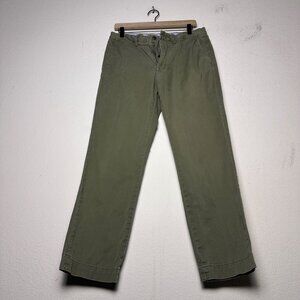 Polo Ralph Lauren Green Chino Pant Men 32x30 Straight Fit Dress Trouser Prep